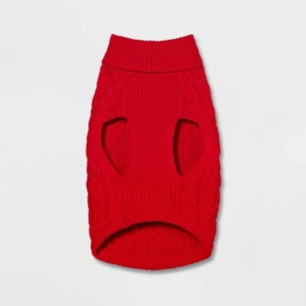 NWOT Target Dog Cable Knit Sweater